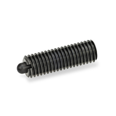 Spring Plungers GN 616.1: Steel, with Sealed Bolt
