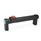 GN 331 Tubular Handles, Aluminum, with Electrical Switching Function Finish: SW - Black, RAL 9005, textured finish
Type: T1 - With 1 button
Identification no.: 1 - Without emergency stop
