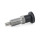 GN 81700 Doigts d’indexage, acier / inox, avec extrémité spéciale Type: B - sans position de repos, sans contre-écrou
Type de goupille de centrage: SD - Extrémité plate
Matériau: NI - Inox