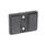 GN 57.2 Retaining Magnets, Rectangular-Shaped, with Rubber Jacket Type: D - With 2 bores