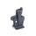 GN 810.12 Knee Lever Modules, Steel, to Screw-On Type: C - With horizontal base
