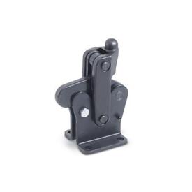 GN 810.12 Moduli a leva articolata, acciaio, a vite Tipo: C - con base verticale
