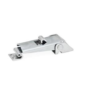 GN 831 Toggle Latches, Steel / Stainless Steel Material: ST - Steel<br />Type: S - with safety catch<br />Identification No.: 1 - Long type
