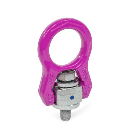 Anneaux de levage articulés (rotatifs) GN 586.2: Acier, avec ressort de rappel