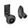 GN 115.5 Latches, Plastic, for Snap-In Mounting, Operation with Socket Key Type: DK - With triangle
Finish: SW - Black, RAL 9005, textured finish
Identification no.: 1 - Lock housing with round stop