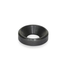 GN 6341 Washers, Steel Finish: BT - Blackened<br />Type: B - With Bore for Countersunk Screw