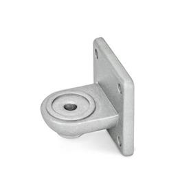 GN 272 Swivel Clamp Connector Bases, Aluminum Type: MZ - With centering step<br />Finish: BL - Plain finish, matte shot-plasted