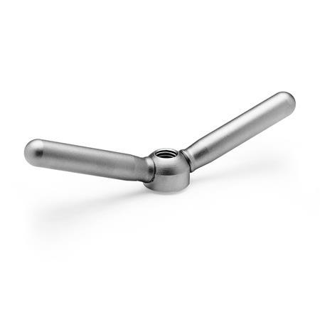 GN 99.8 Stainless Steel Clamp Nuts with Double Lever, AISI 316L 