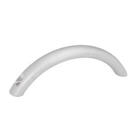 GN 565.4 Arch Handles, Aluminum Type: B - Mounting from the operator's side<br />Finish: BL - Plain finish, tumbled