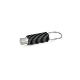 GN 413 Indexing Plungers, Steel Type: A - without rest position, without lock nut