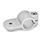 GN 278 Noix de serrage orientables, aluminium Type: OZ - sans encoche de centrage (lisse)
Finition: BL - blanc, finition grenaillée mate