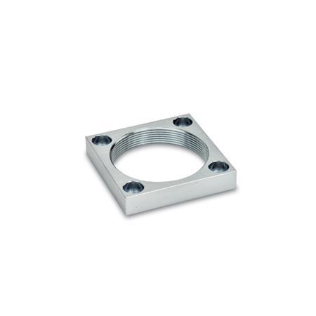 Gewindeflansche GN 876.1: für Schwenkspanner GN 876, Stahl