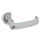 GN 119.3 Latches with Cabinet U-Handle Type: DK - With triangle
Finish: SR - Silver, RAL 9006, textured finish