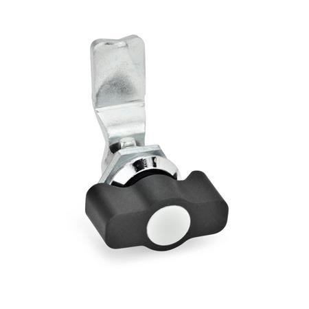 Latches GN 115: Zinc Die Casting, with Operating Elements