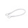 GN 111.2 Retaining Cables, Stainless Steel, with Mounting Tabs or Loops Type: D - With 2 loops
Color: TR - Transparent