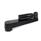 GN 471.3 Manovelle con impugnatura ribaltabile, alluminio Codice foro alesato: V - Con quadro DIN 79