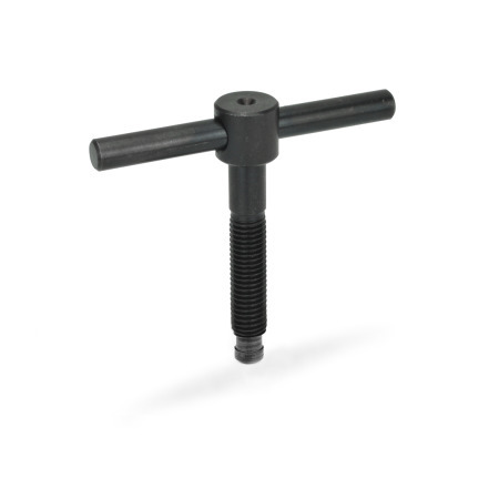 Tornillos de muletilla DIN 6304: Acero, con barra fija