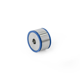 GN 6226 Spacers, Stainless Steel , Hygienic Design Type: A1 - Through-hole<br />Material (sealing ring): F - FKM