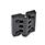 GN 151 Charnières, plastique Type: C - 2x2 alésages pour vis à tête fraisée