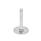 GN 41 Piedini di livellamento, acciaio INOX AISI 304 Tipo (base): B0 - Senza disco antiscivolo, con 2 fori di montaggio
Versione (vite): S - Senza dado, esagono esterno in basso