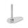 GN 45 Piedini di livellamento, acciaio INOX AISI 316 L, con aletta di fissaggio, a forma di goccia Tipo (base): D0 - Senza disco antiscivolo
Versione (vite): S - Senza dado, esagono esterno in basso