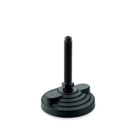 Leveling Feet GN 345.9: Plastic, with Threaded Stud, with 2 Mounting Holes