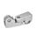 GN 285 Swivel Clamp Connector Joints, Aluminum Finish: BL - Plain finish, matte shot-blasted