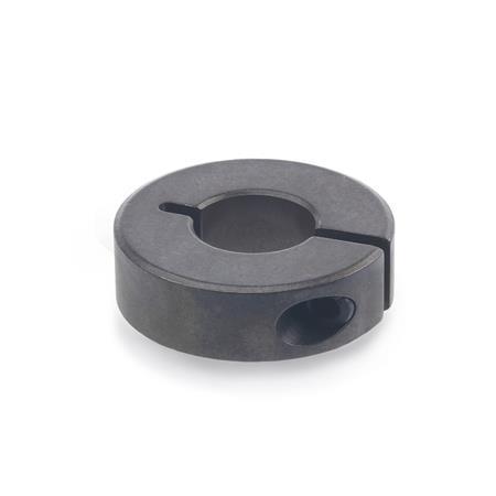 GN 706.2 Anelli di bloccaggio con intaglio, acciaio / alluminio Materiale: ST - Acciaio