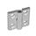 GN 237 Scharniere, Zink-Druckguss / Aluminium Werkstoff: AL - Aluminium
Form: A - 2x2 Bohrungen für Senkschrauben
Oberfläche: EL - eloxiert, naturfarben