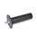 GN 539.2 Cylindrical Handles, Plastic, Threaded stud Type: A - With hand guard, one side