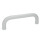 GN 426 Poignées étriers, aluminium Matériau: AL - Aluminium
Finition: SR - Argenté, RAL 9006, finition texturée
