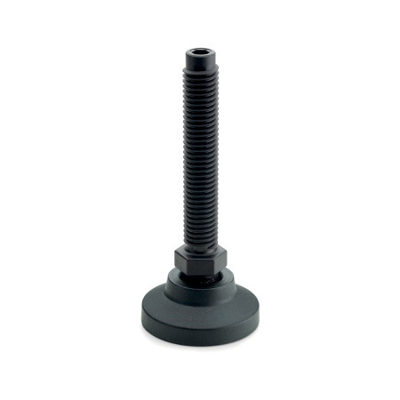 Leveling Feet GN 343.9: Plastic, with Threaded Stud