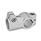 GN 192 T-Angle Connector Clamps, Aluminum Finish: BL - Plain finish, matte shot-blasted