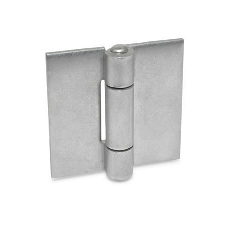 GN 1362 Stainless Steel Sheet Metal Hinges, for Welding 