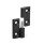 GN 337 Hinges, Zinc Die Casting, Detachable Material: ZD - Zinc die casting
Finish: SW - Black, RAL 9005, textured finish
Identification no.: 2 - Fixed bearing (pin) left