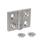 GN 127 Hinges, Stainless Steel, Adjustable Material: A4 - Stainless steel
Type: H - Vertically adjustable