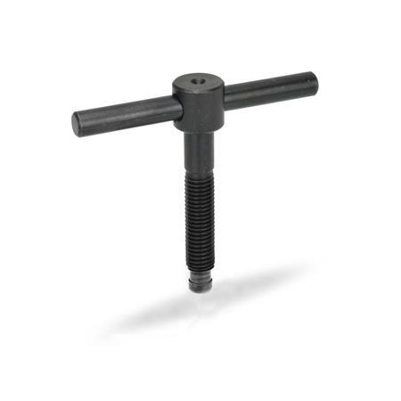 DIN 6304 Tommy Screws, with Fixed Bar Type: E - Without thrust pad