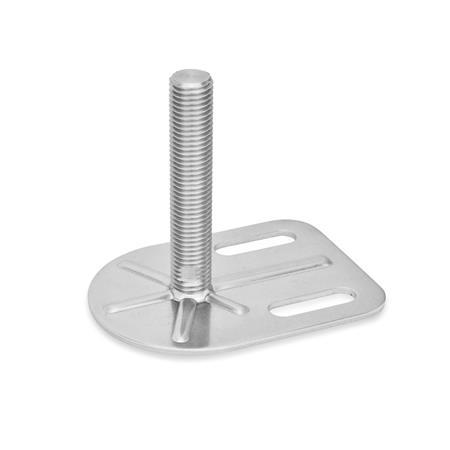bayidun 4 Piedini per Mobili in Acciaio Inox, Gambe da Tavolo in