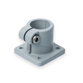 GN 163.9 Fuß-Klemmverbinder, Kunststoff Farbe: GR - grau, RAL 7040, matt