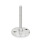 GN 24 Piedini di livellamento, acciaio INOX AISI 316L, con fori di montaggio, piastra di base tornita Tipo (piastra di base): D1 - Finitura tornita, con fondo in gomma, intarsiato, colore nero
Tipo con stelo filettato: S - Senza dado, esagono esterno in basso