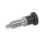 GN 81700 Indexing Plungers, Steel / Stainless Steel, with Special Tip Type: B - Without rest position, without lock nut
Plunger pin type: SB - Conical tip
Material: NI - Stainless steel