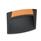 GN 733 Poignées encastrables, de type à visser, plastique Type: O - sans rabat de fermeture
Couleur du cache: DOR - orange, RAL 2004, finition mat