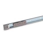 Linear Guide Rail Systems with Inside Traversal Distance, Steel