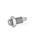 GN 313 Spring Bolts, Stainless Steel / Plastic Knob Material: NI - Stainless steel
Type: DK - With lock nut, without knob
Identification no.: 1 - Pin without internal thread