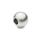 DIN 319 Ball Knobs, Stainless Steel Material: NI - Stainless steel
Type: K - With Plain Hole H7