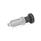 GN 617 Indexing Plungers, Stainless Steel, without Rest Position Material: NI - Stainless steel
Type: A - With knob, without lock nut