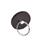 GN 51.7 Imanes con pomo esférico / con anilla de llavero, con camisa de caucho Tipo: B - con anilla de llavero