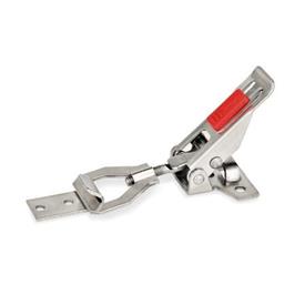 GN 831.2 Toggle Latches, Steel / Stainless Steel, with Safety Catch Material: NI - Stainless steel