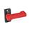 GN 702 Stop Locks with 4 Indexing Positions, Zinc Die Casting Type: A - with flange for surface mounting
Color: RS - Red, RAL 3000, textured finish