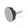 GN 636.4 Volantini di serraggio a stella con perno filettato, plastica, perno filettato acciaio Colore: DGR - Grigio, RAL 7035, finitura mat